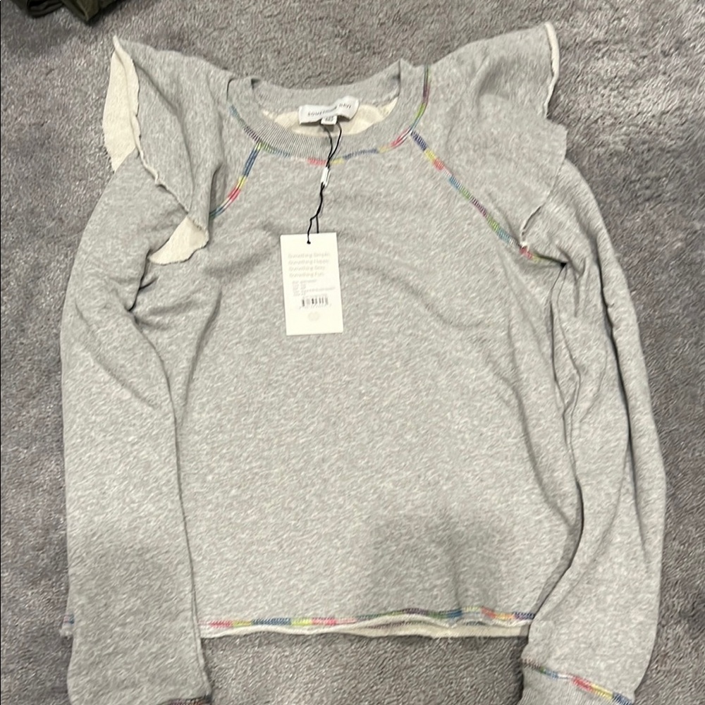 NWT Something Navy Top